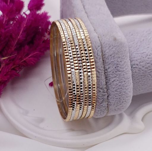 النگو 7 تایی طلاروس کد 1810 - خرید آنلاین از گالری آداس